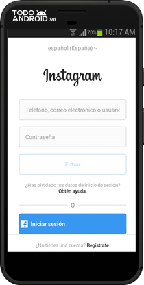 Instagram - todoandroid360 - Registro